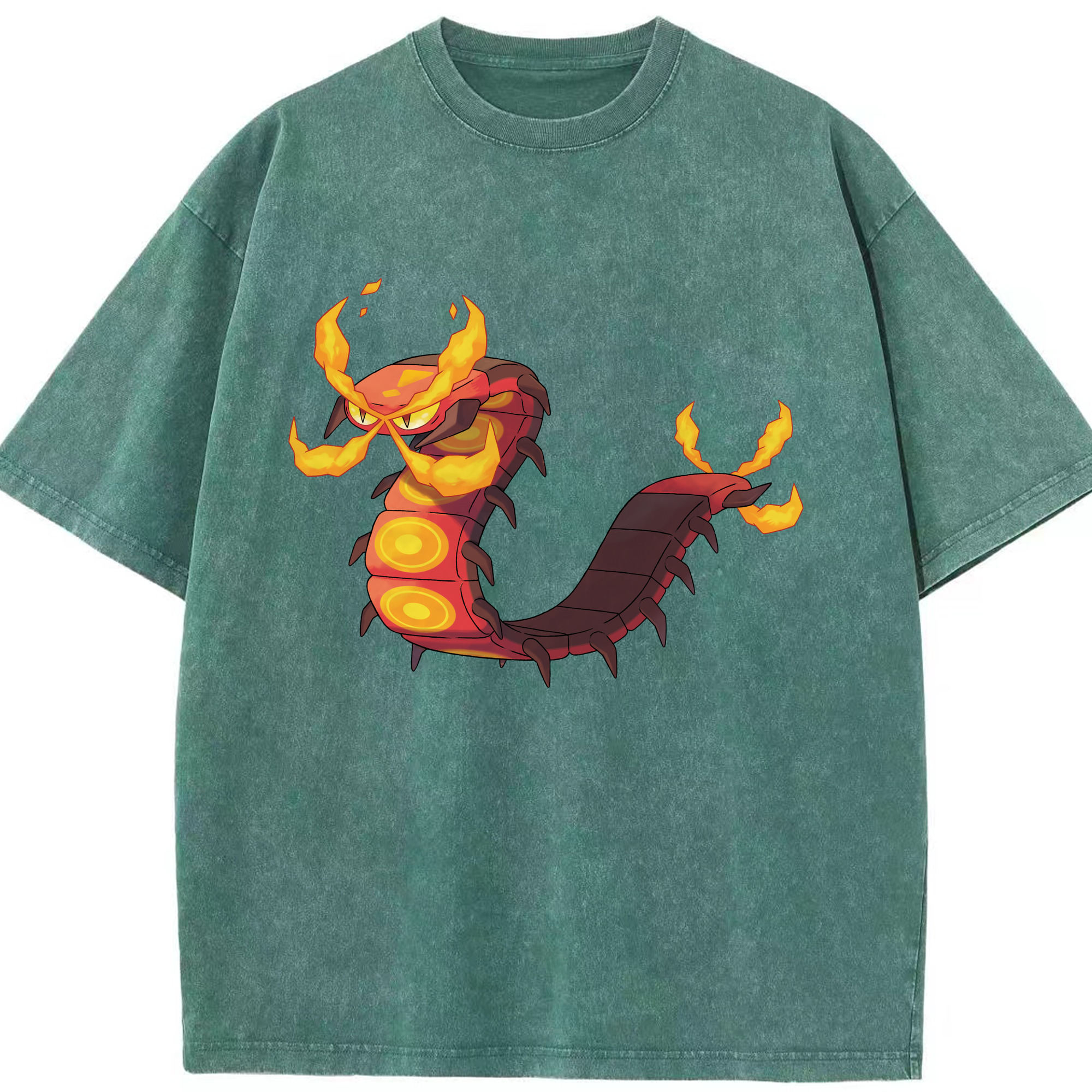 （画像用） ポケットモンスター Pokémon 綿100% ヴィンテージ風 半袖Tシャツ（フロントプリント）